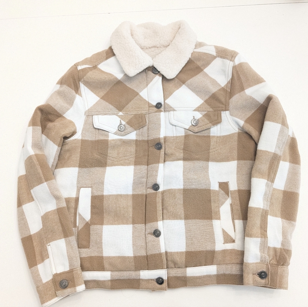 LOVE TREE Sherpa Lined Fleece Jacket